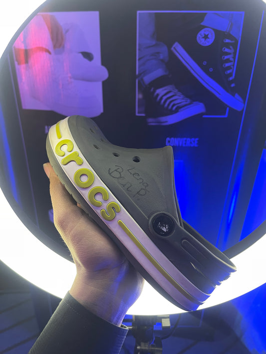 Kids Crocs Grey White