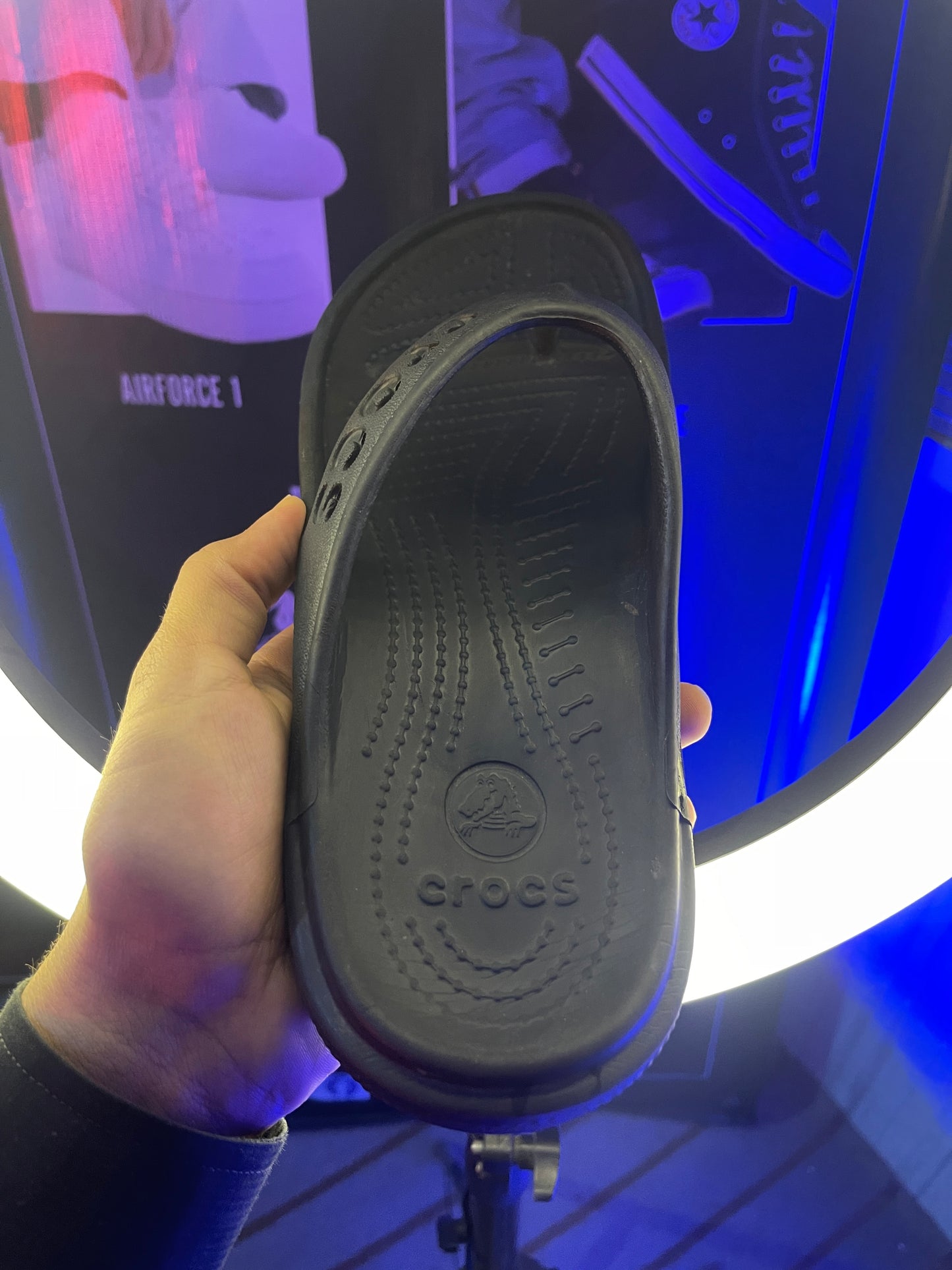 Crocs Black Slippers